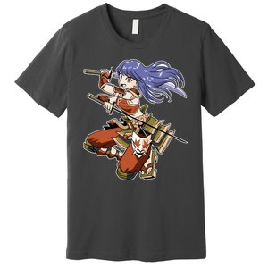 Samurai Anime Warrior Premium T-Shirt