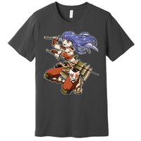 Samurai Anime Warrior Premium T-Shirt