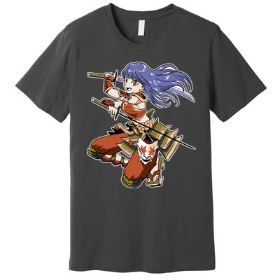 Samurai Anime Warrior Premium T-Shirt