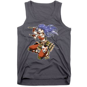 Samurai Anime Warrior Tank Top