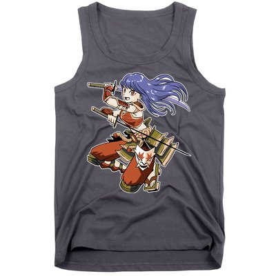 Samurai Anime Warrior Tank Top