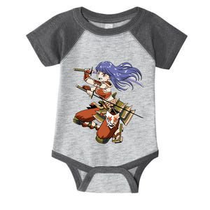 Samurai Anime Warrior Infant Baby Jersey Bodysuit