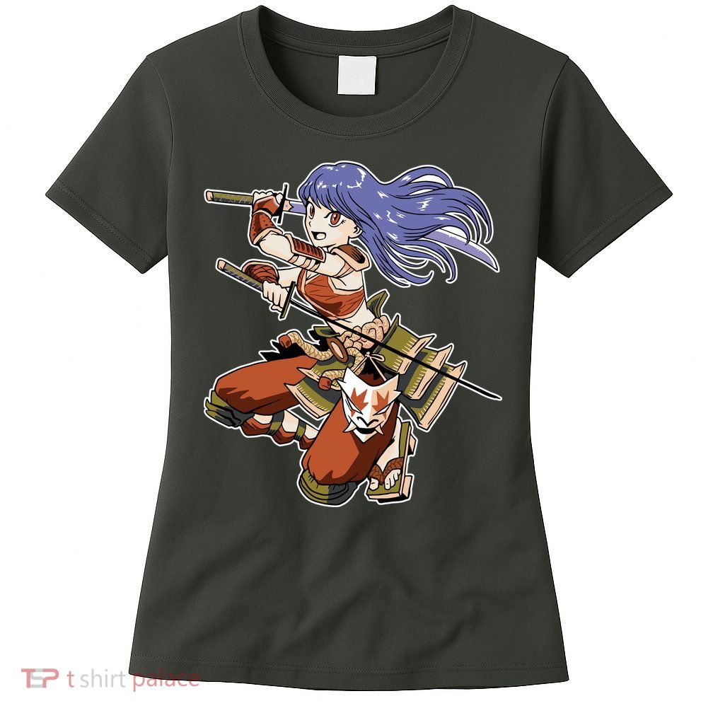 Samurai Anime Warrior Women's T-Shirt