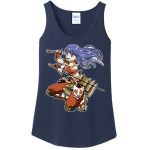 Samurai Anime Warrior Ladies Essential Tank