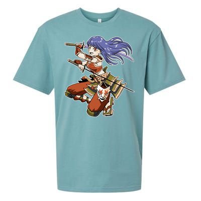 Samurai Anime Warrior Sueded Cloud Jersey T-Shirt