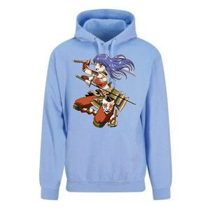 Samurai Anime Warrior Unisex Surf Hoodie