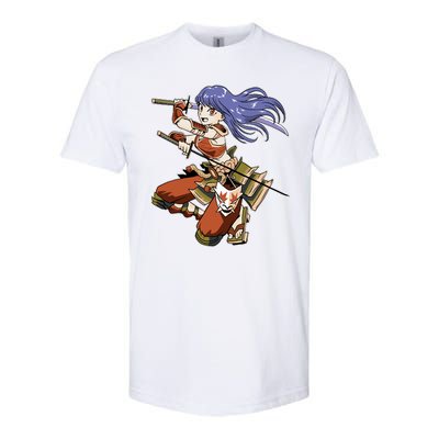 Samurai Anime Warrior Softstyle® CVC T-Shirt