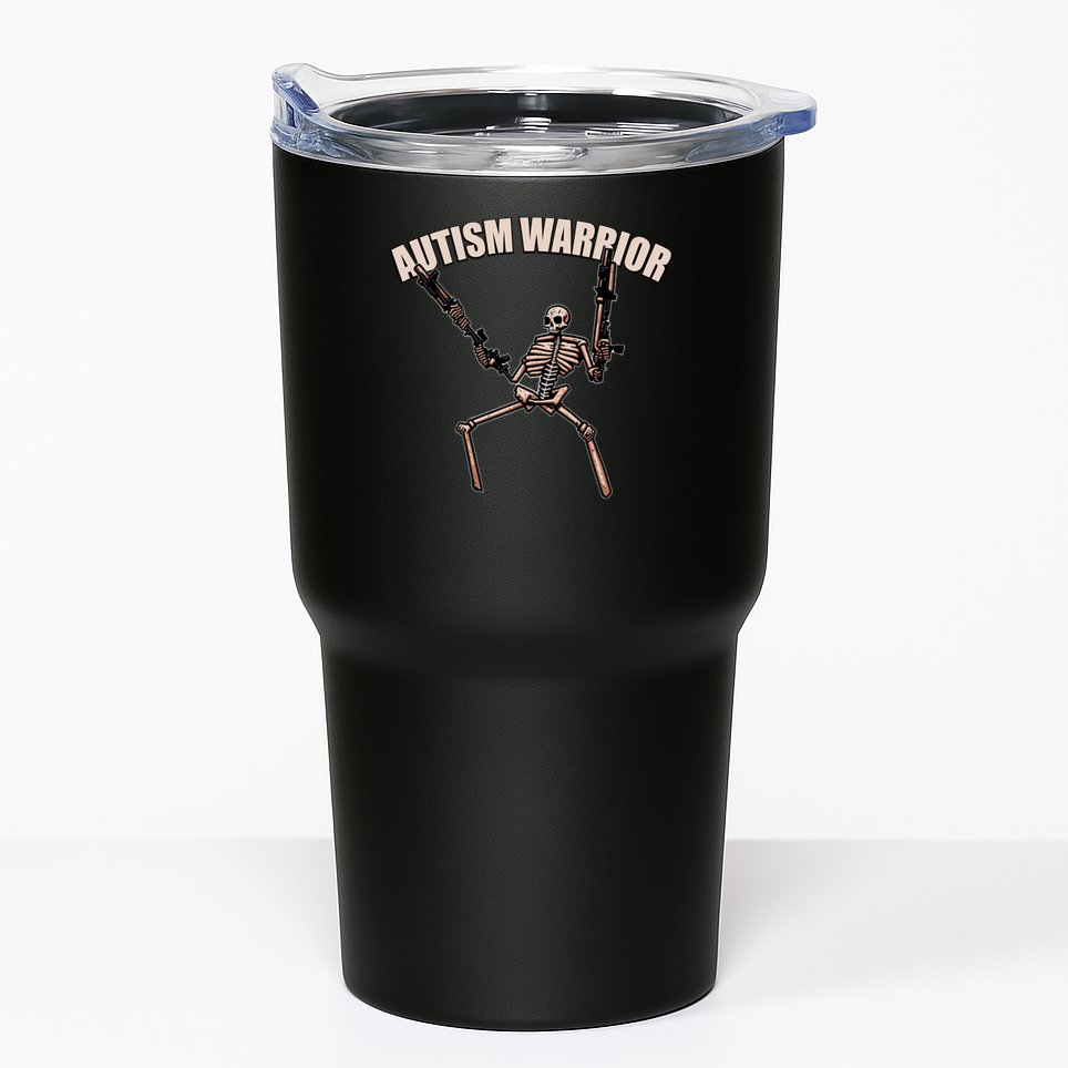 skull autism warrior autism skeleton meme autism awareness gift Tumbler