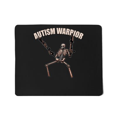 skull autism warrior autism skeleton meme autism awareness gift Mousepad