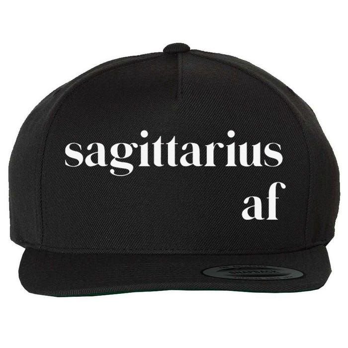 Sagittarius AF Wo Zodiac Birthday Wool Snapback Cap