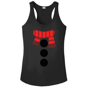 Snowman Adult White Snowman Costume Ladies PosiCharge Competitor Racerback Tank