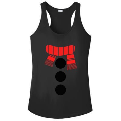 Snowman Adult White Snowman Costume Ladies PosiCharge Competitor Racerback Tank