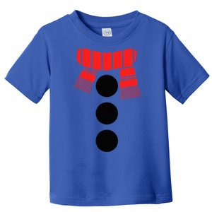 Snowman Adult White Snowman Costume Toddler T-Shirt