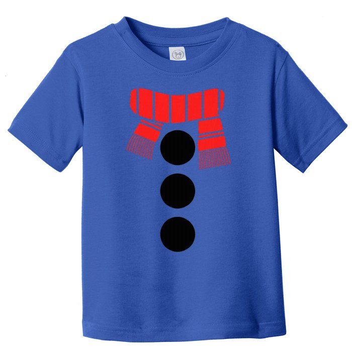 Snowman Adult White Snowman Costume Toddler T-Shirt