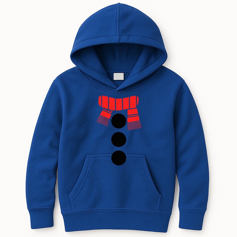 Snowman Adult White Snowman Costume Kids Hoodie