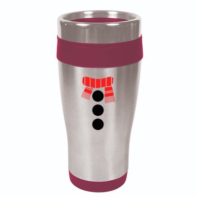 Snowman Adult White Snowman Costume 16oz Travel Tumbler