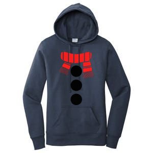 Snowman Adult White Snowman Costume Women's Pullover Hoodie