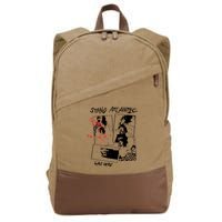 Stand Atlantic Was Here Cotton Canvas Backpack