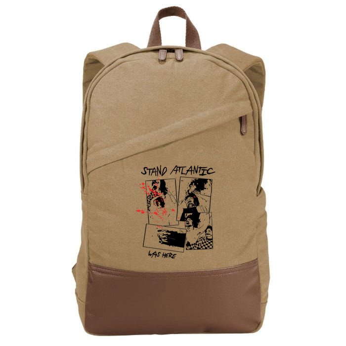 Stand Atlantic Was Here Cotton Canvas Backpack