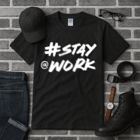 Stay At Work #Stayatwork Funny Elon Twitter Tall T-Shirt