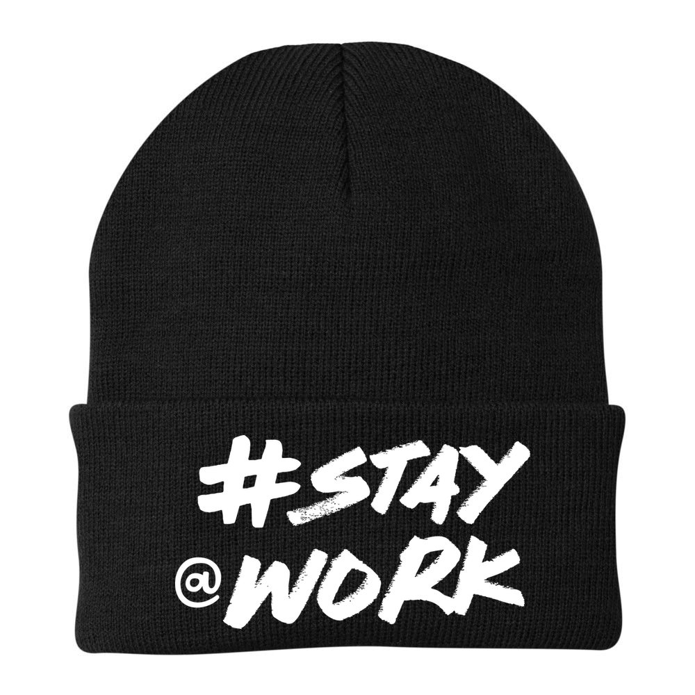 Stay At Work #Stayatwork Funny Elon Twitter Beanie