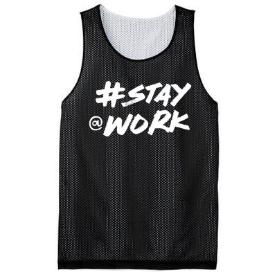 Stay At Work #Stayatwork Funny Elon Twitter Mesh Reversible Basketball Jersey Tank