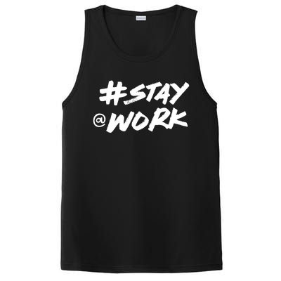 Stay At Work #Stayatwork Funny Elon Twitter PosiCharge Competitor Tank