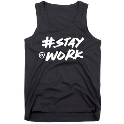 Stay At Work #Stayatwork Funny Elon Twitter Tank Top