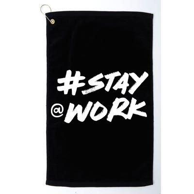 Stay At Work #Stayatwork Funny Elon Twitter Golf Towel