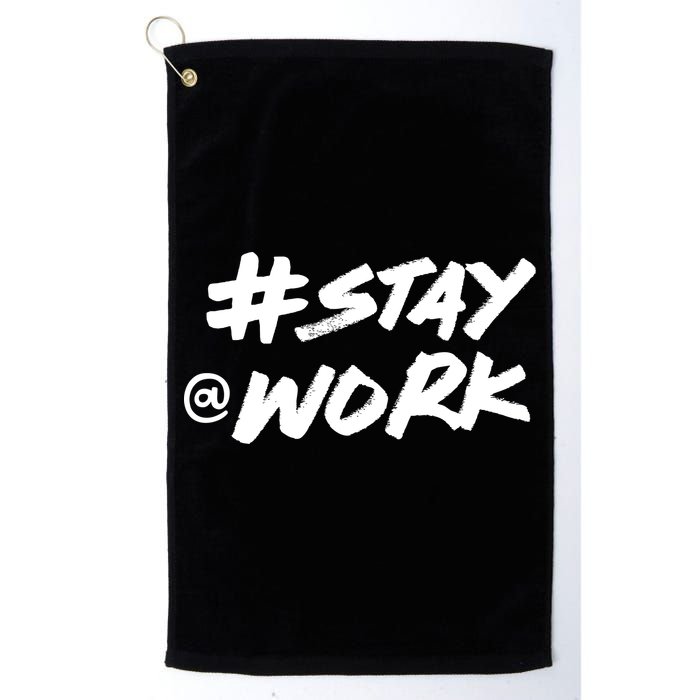 Stay At Work #Stayatwork Funny Elon Twitter Golf Towel