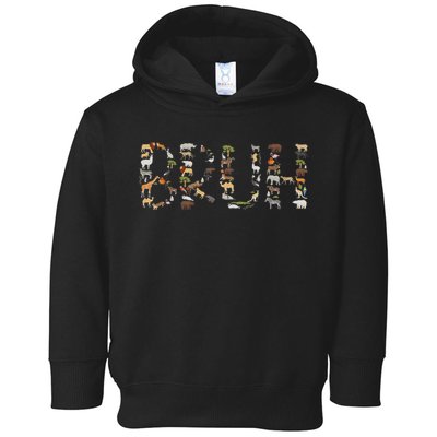 Safari Animals Wildlife Zookeeper Funny Bruh Ns Toddler Hoodie