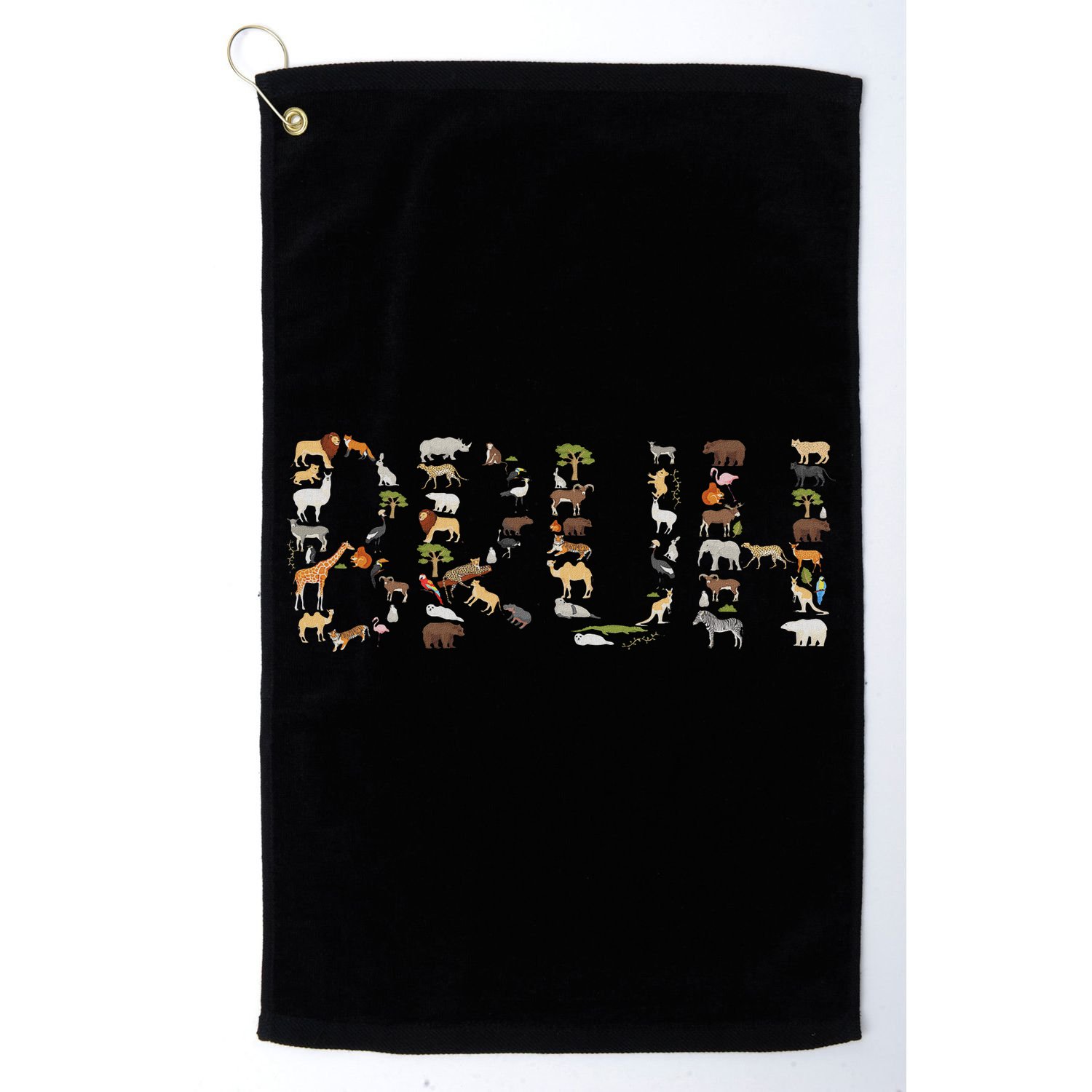 Safari Animals Wildlife Zookeeper Funny Bruh Ns Golf Towel