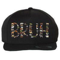 Safari Animals Wildlife Zookeeper Funny Bruh Ns Wool Snapback Cap