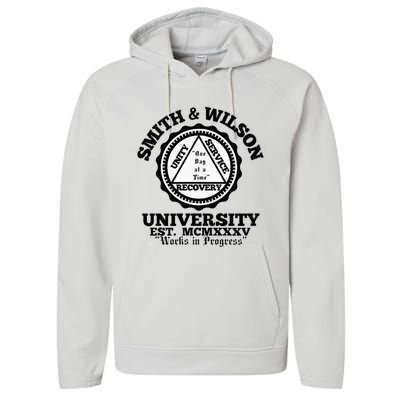 Smith And Wilson University One Day At A Time Performance Fleece Hoodie