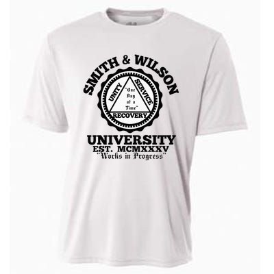 Smith And Wilson University One Day At A Time Cooling Performance Crew T-Shirt