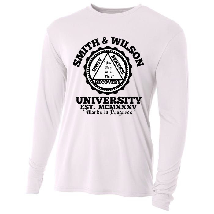 Smith And Wilson University One Day At A Time Cooling Performance Long Sleeve Crew