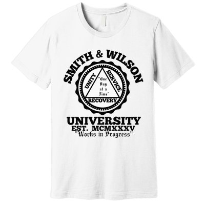 Smith And Wilson University One Day At A Time Premium T-Shirt