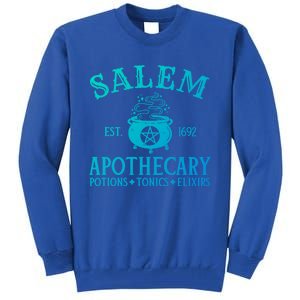 Salem Apothecary Witch Halloween Lazy Costume Gift Tall Sweatshirt