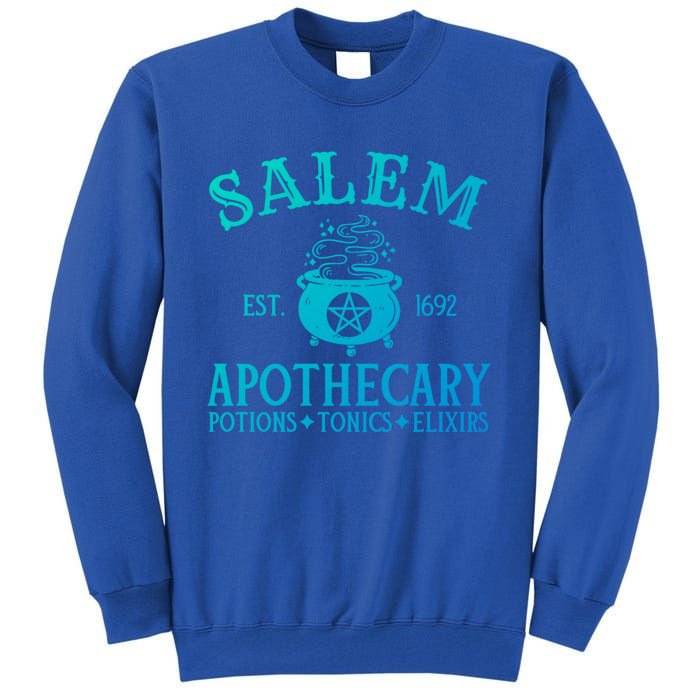 Salem Apothecary Witch Halloween Lazy Costume Gift Tall Sweatshirt