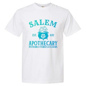 Salem Apothecary Witch Halloween Lazy Costume Gift Garment-Dyed Heavyweight T-Shirt