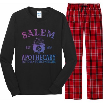 Salem Apothecary Witch Halloween Lazy Costume Gift Long Sleeve Pajama Set