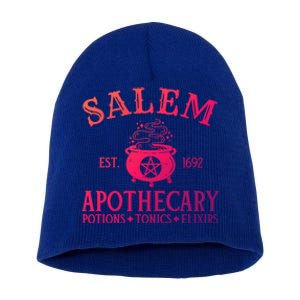 Salem Apothecary Witch Halloween Lazy Costume Gift Short Acrylic Beanie