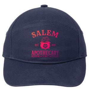 Salem Apothecary Witch Halloween Lazy Costume Gift 7-Panel Snapback Hat