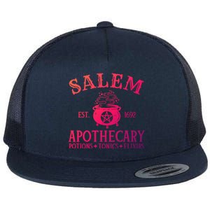 Salem Apothecary Witch Halloween Lazy Costume Gift Flat Bill Trucker Hat