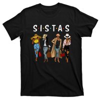 Sistas Afro Women Together Women  Women Birthday T-Shirt