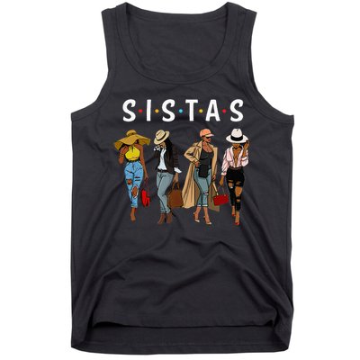 Sistas Afro Women Together Women  Women Birthday Tank Top