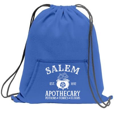 Salem Apothecary Witch Halloween Lazy Costume Cool Gift Sweatshirt Cinch Pack Bag