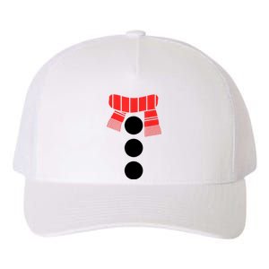 Snowman Adult Women White Snowman Costume Yupoong Adult 5-Panel Trucker Hat