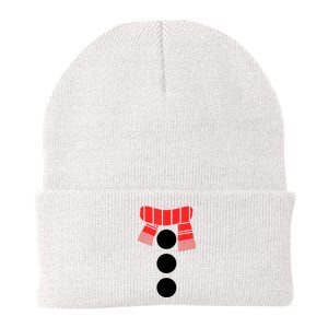 Snowman Adult Women White Snowman Costume Knit Cap Winter Beanie