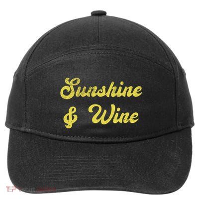Sunshine And Wine 7-Panel Snapback Hat